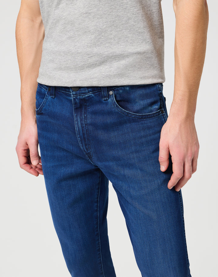 Wrangler - Larston - Heren Slim-fit Jeans - Apollo