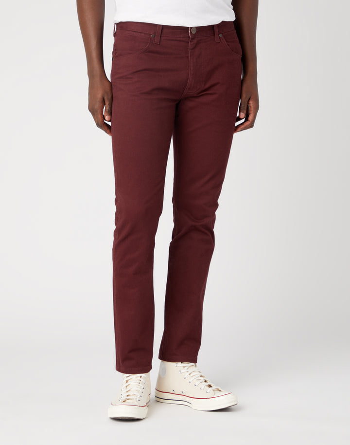 Wrangler - Larston - Heren Slim-fit Broek - Dahlia