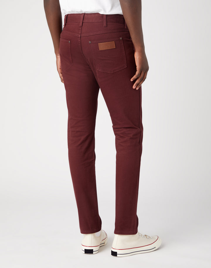 Wrangler - Larston - Heren Slim-fit Broek - Dahlia
