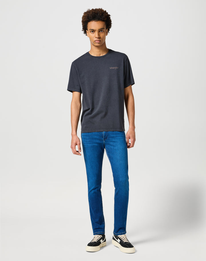Wrangler - Larston - Heren Slim-fit Jeans - Indigo Waves