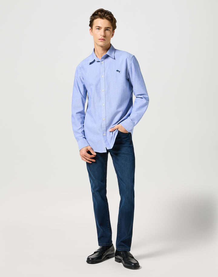 Wrangler - Larston - Heren Slim-fit Jeans - Midnight Rodeo