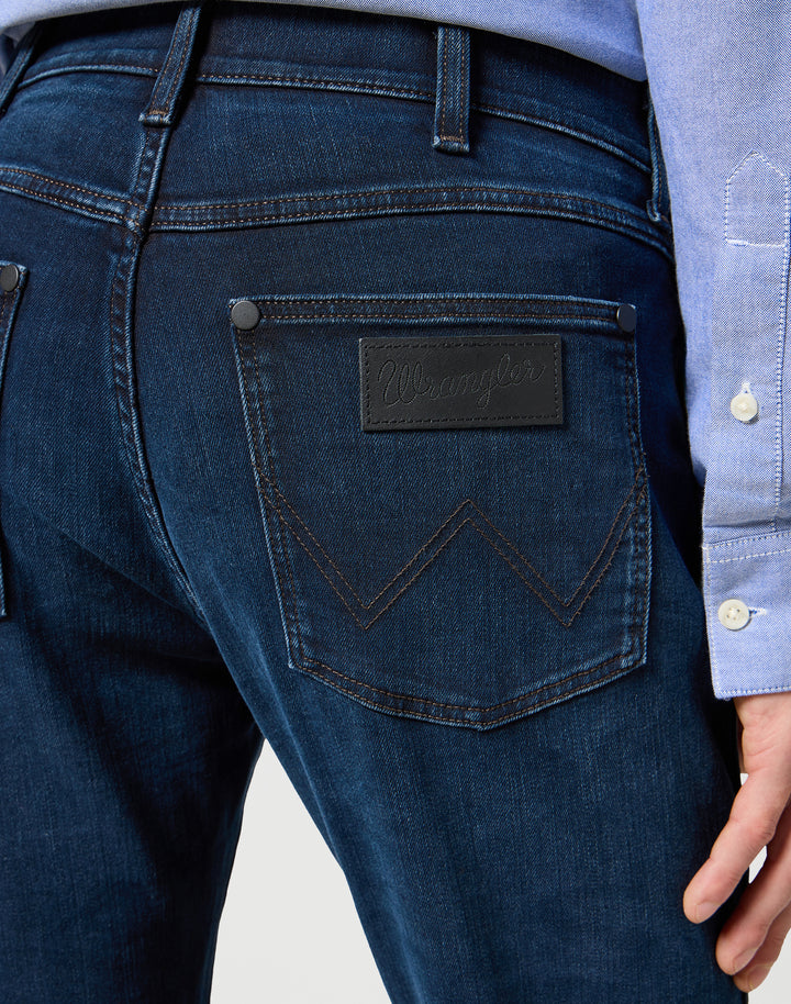 Wrangler - Larston - Heren Slim-fit Jeans - Midnight Rodeo