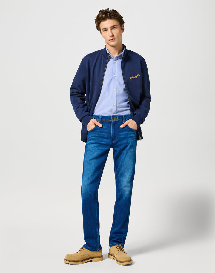 Wrangler - Greensboro - Heren Regular-fit Jeans - Blue Jam