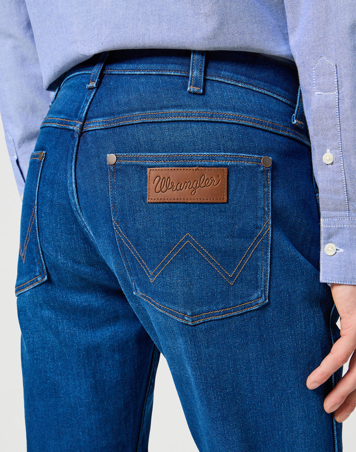 Wrangler - Greensboro - Heren Regular-fit Jeans - Blue Jam