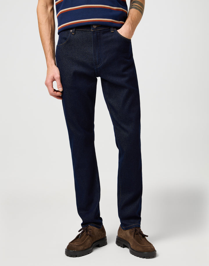 Wrangler - Larston - Heren Slim-fit Jeans - Moonlight Rinse