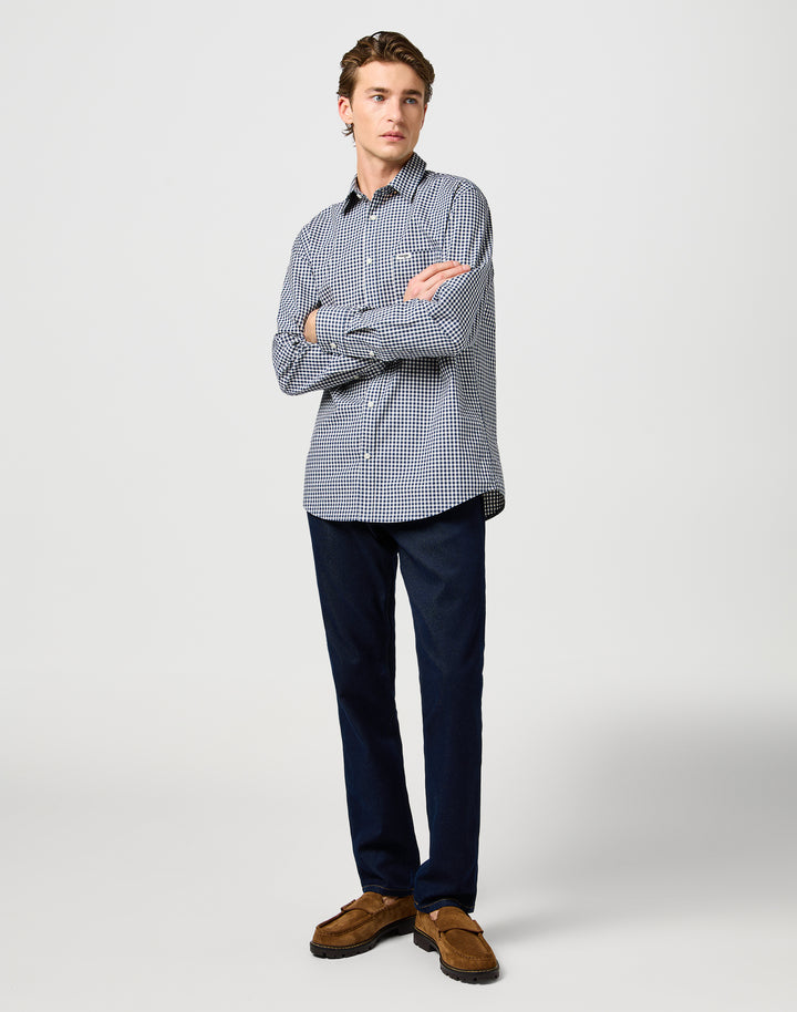 Wrangler - Greensboro - Heren Regular-fit Jeans - Moonlight Rinse