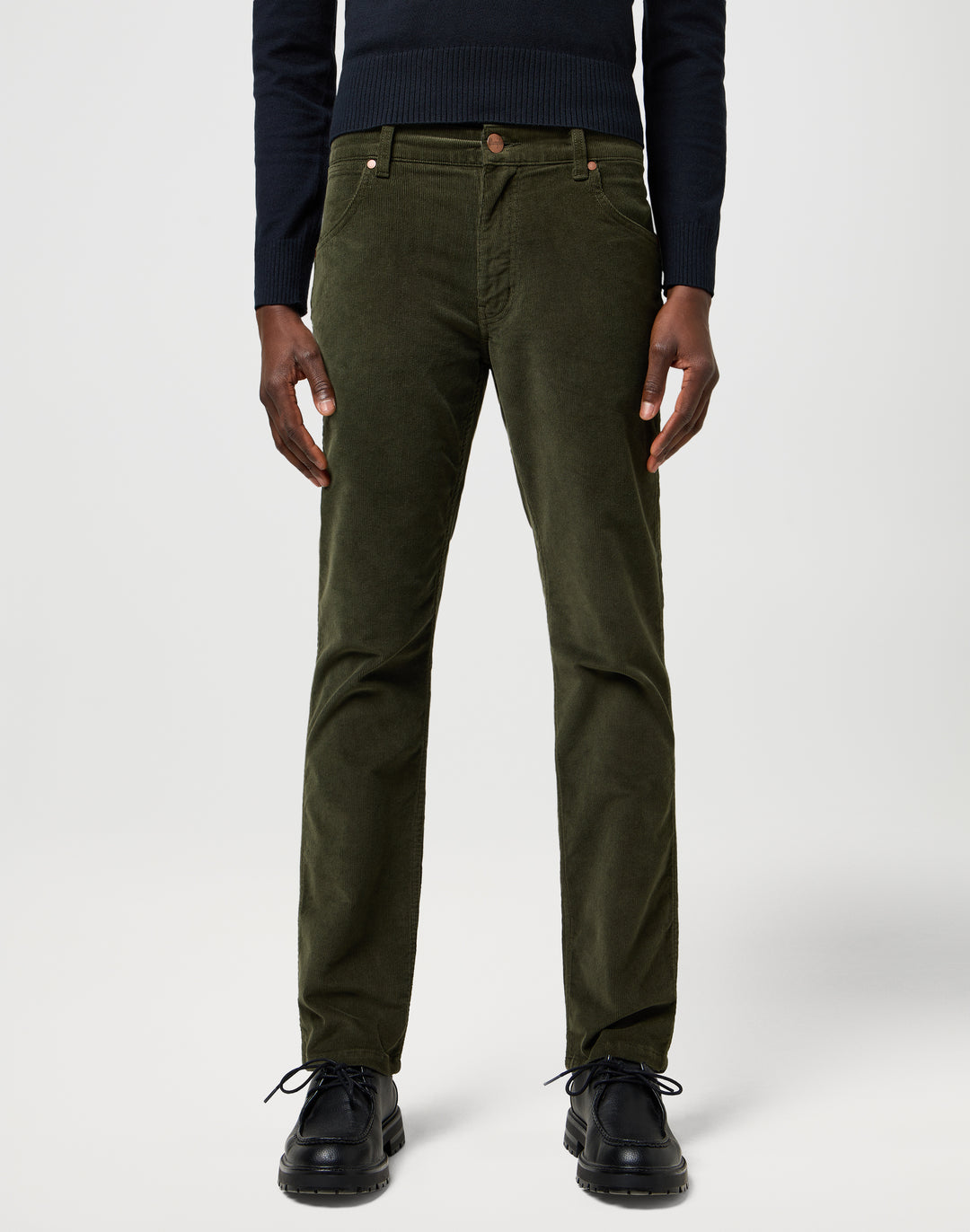 Wrangler - Greensboro - Heren Regular-fit Corduroy - Forest Night