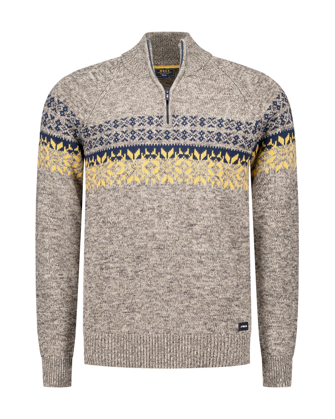NZA - Heren Trui - 25HN408 - 1184 Warm Beige Melange