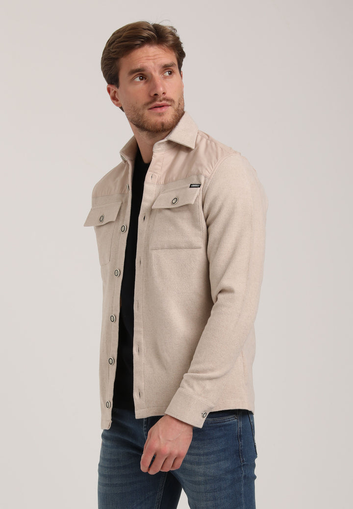 Gabbiano - Heren Overshirt - 335235 - 1002 Sand