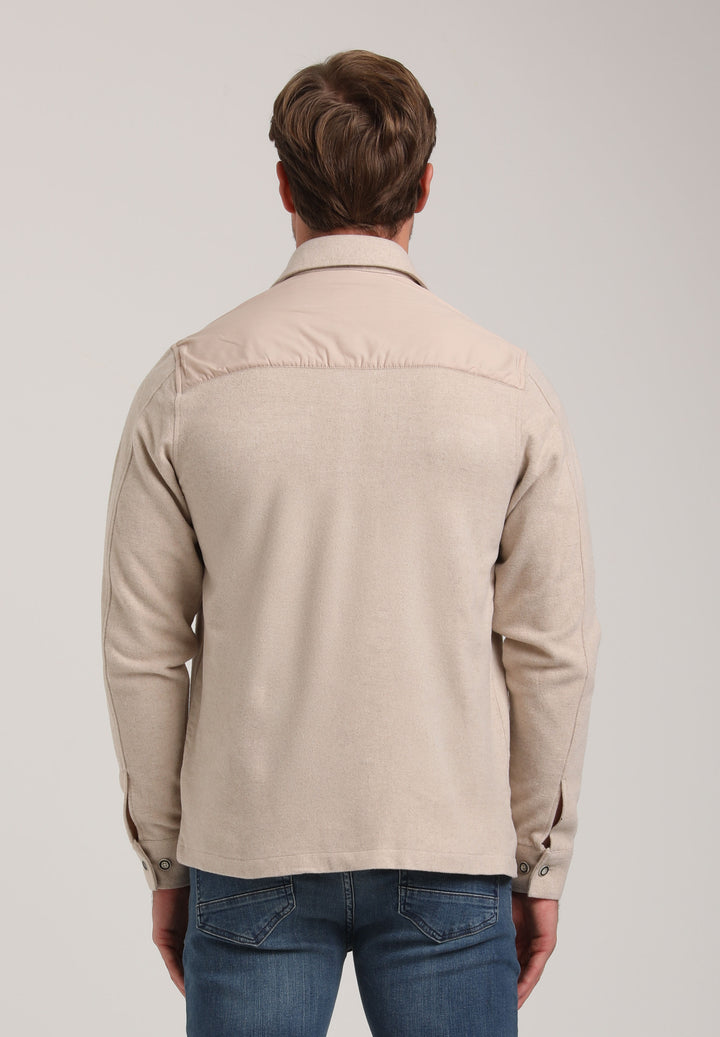 Gabbiano - Heren Overshirt - 335235 - 1002 Sand