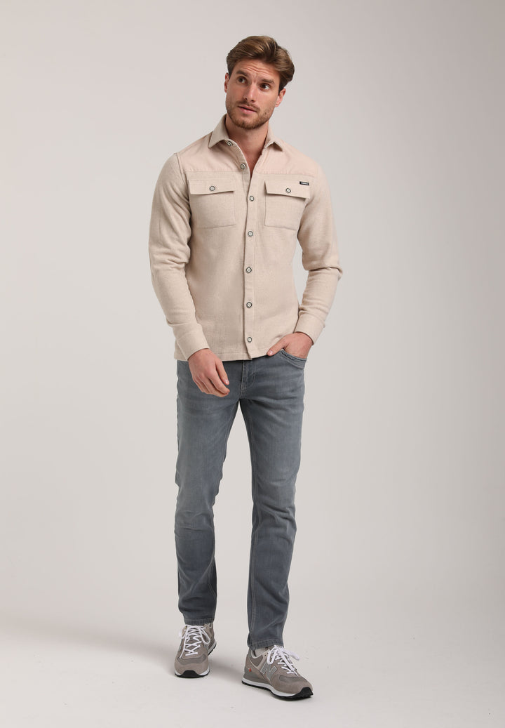 Gabbiano - Heren Overshirt - 335235 - 1002 Sand