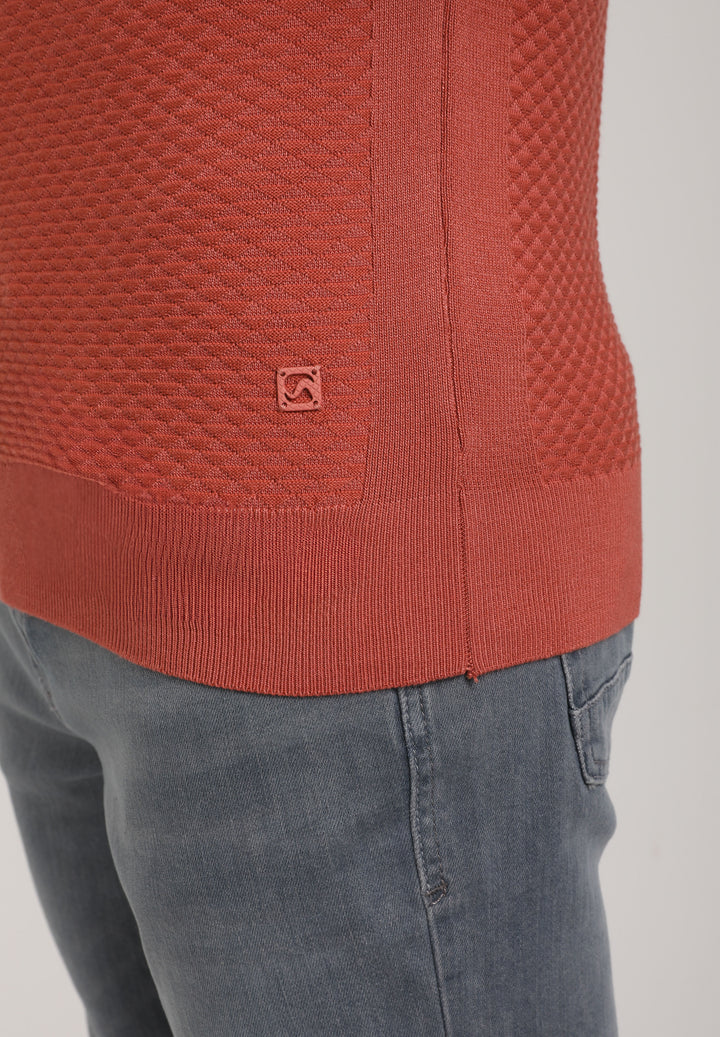 Gabbiano - Heren Shirt - 615267 - 4000 Deep Coral