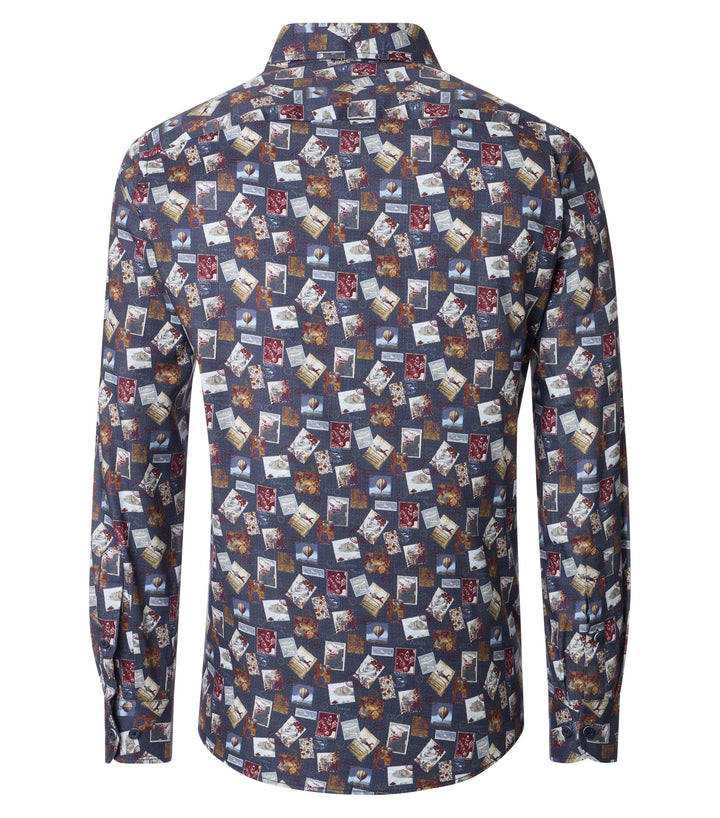 Casa Moda - Heren Overhemd - 454486300 - 100 Blue