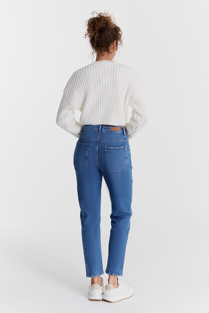COJ - Victoria - Boyfriend Jeans - Medium Blue
