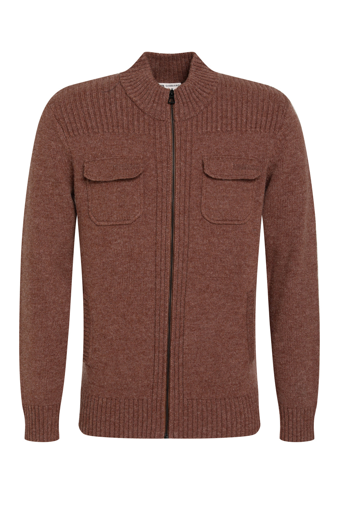 Gabbiano - Heren Gebreid Vest - 425750 - 5701 Clay