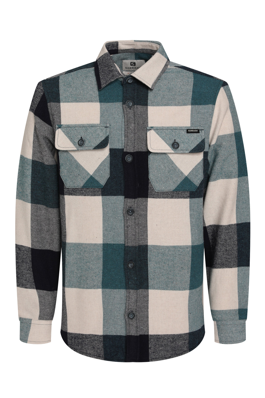 Gabbiano - Heren Overshirt - 335741 - 5703 Teal Blue