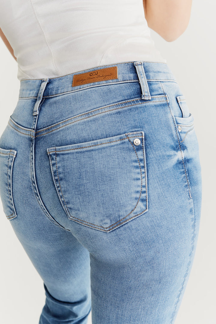 COJ - Hannah - Dames Regular-fit Jeans - Light Blue