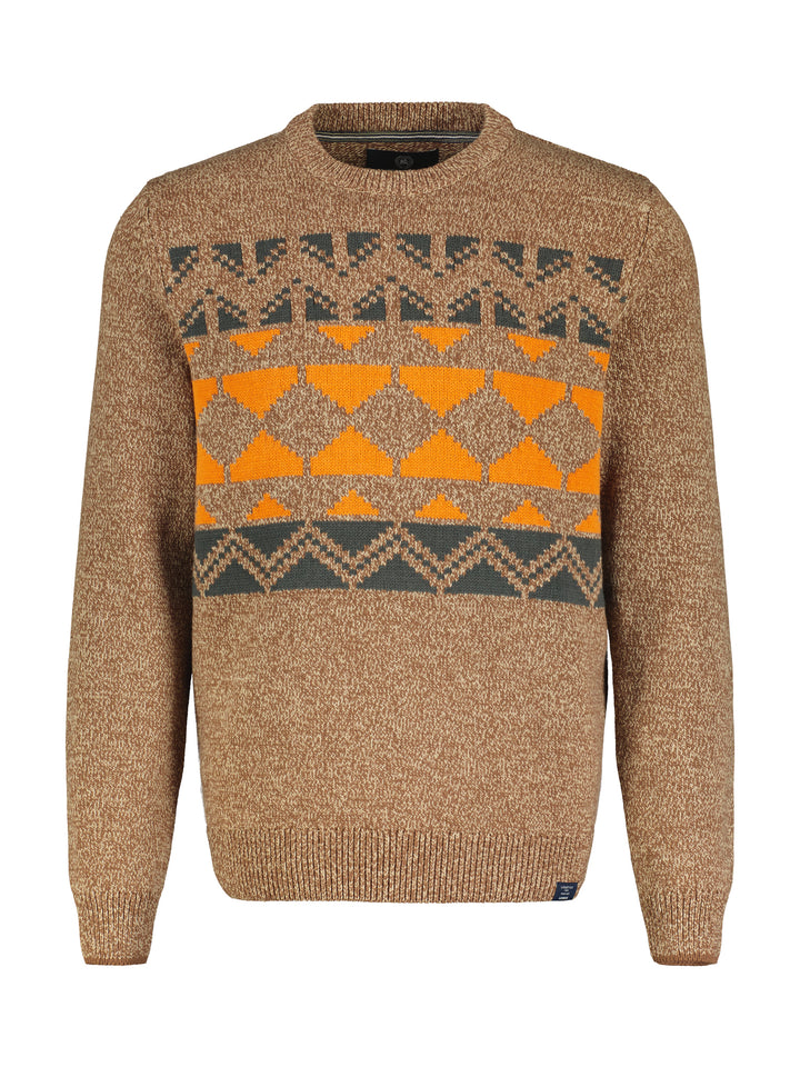 Lerros - Heren Trui - 24950221 - 729 Bold Camel