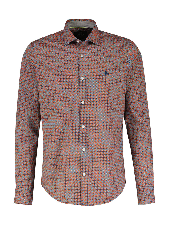 Lerros - Heren Overhemd - 24O1373 - 966 Spicy Orange