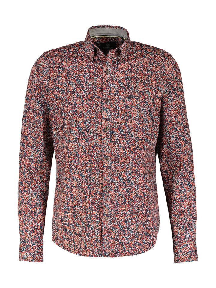 Lerros - Heren Overhemd - 24O1474 - 966 Spicy Orange
