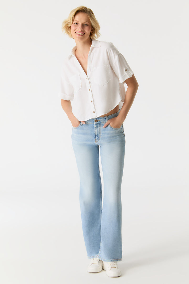 COJ - Nova - Wide Straight Jeans - Light Blue