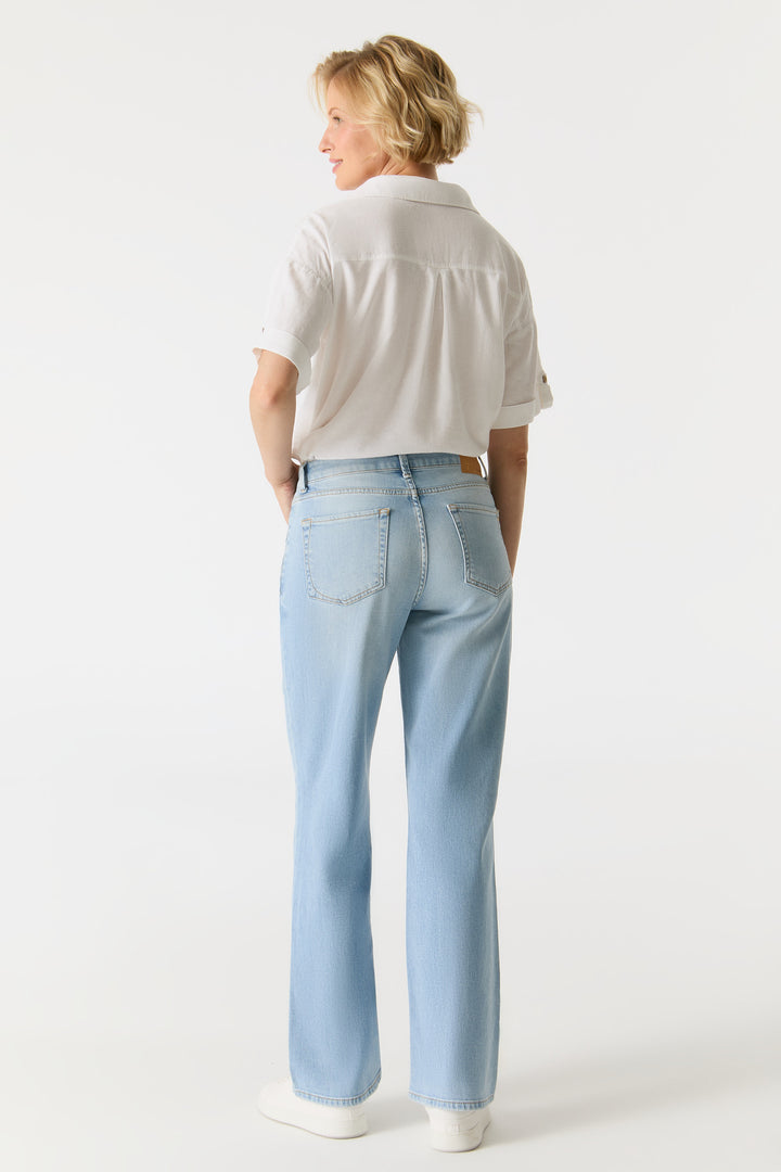 COJ - Nova - Wide Straight Jeans - Light Blue