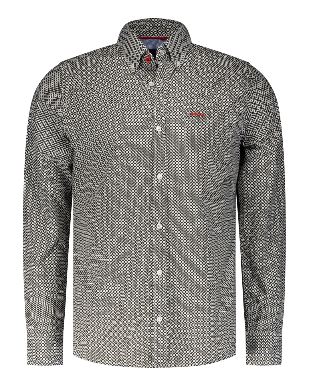 NZA - Heren Overhemd - Bryson - 24HN551 - 1734 Gravel Green