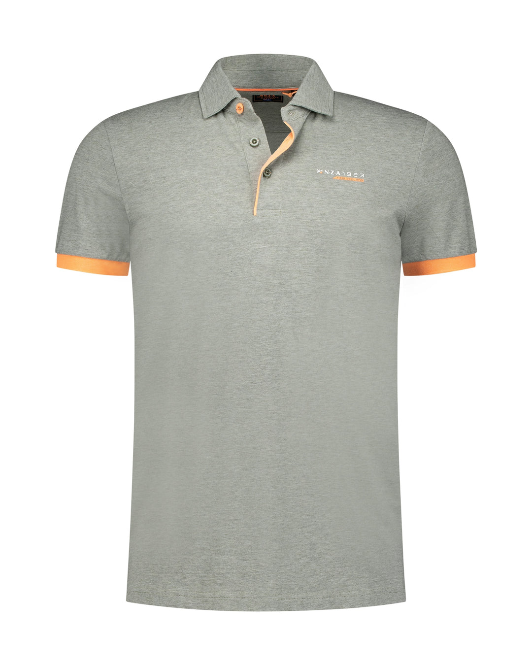 NZA - Heren Polo - Chris - 25DN107 - 1770 Light Hunter Melange