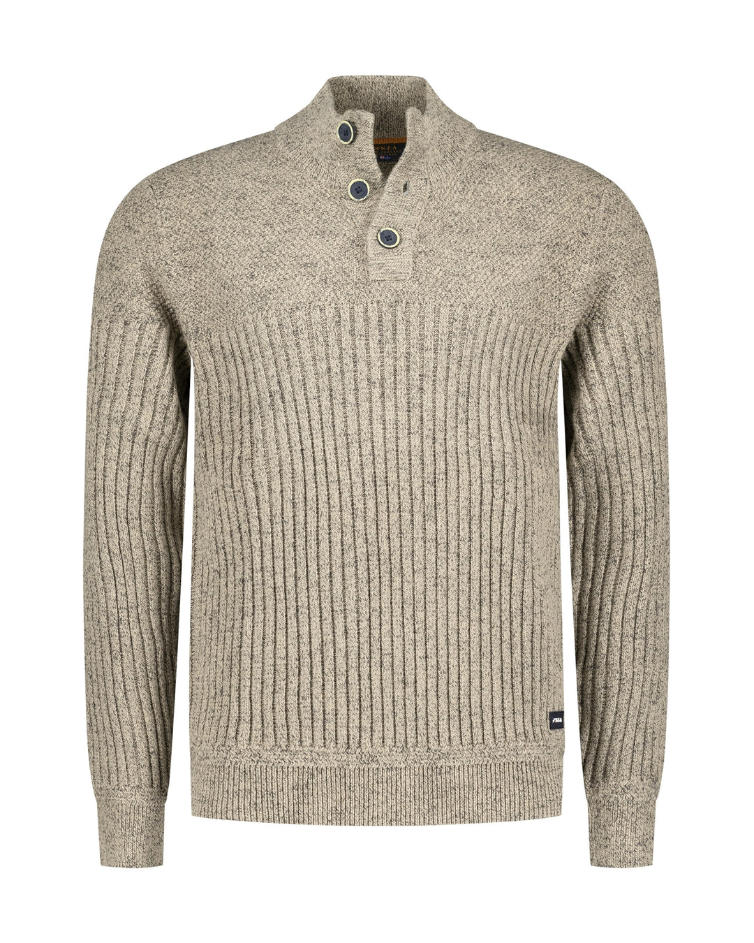 NZA - Heren Trui - 25KN499 - 1184 Warm Beige Melange