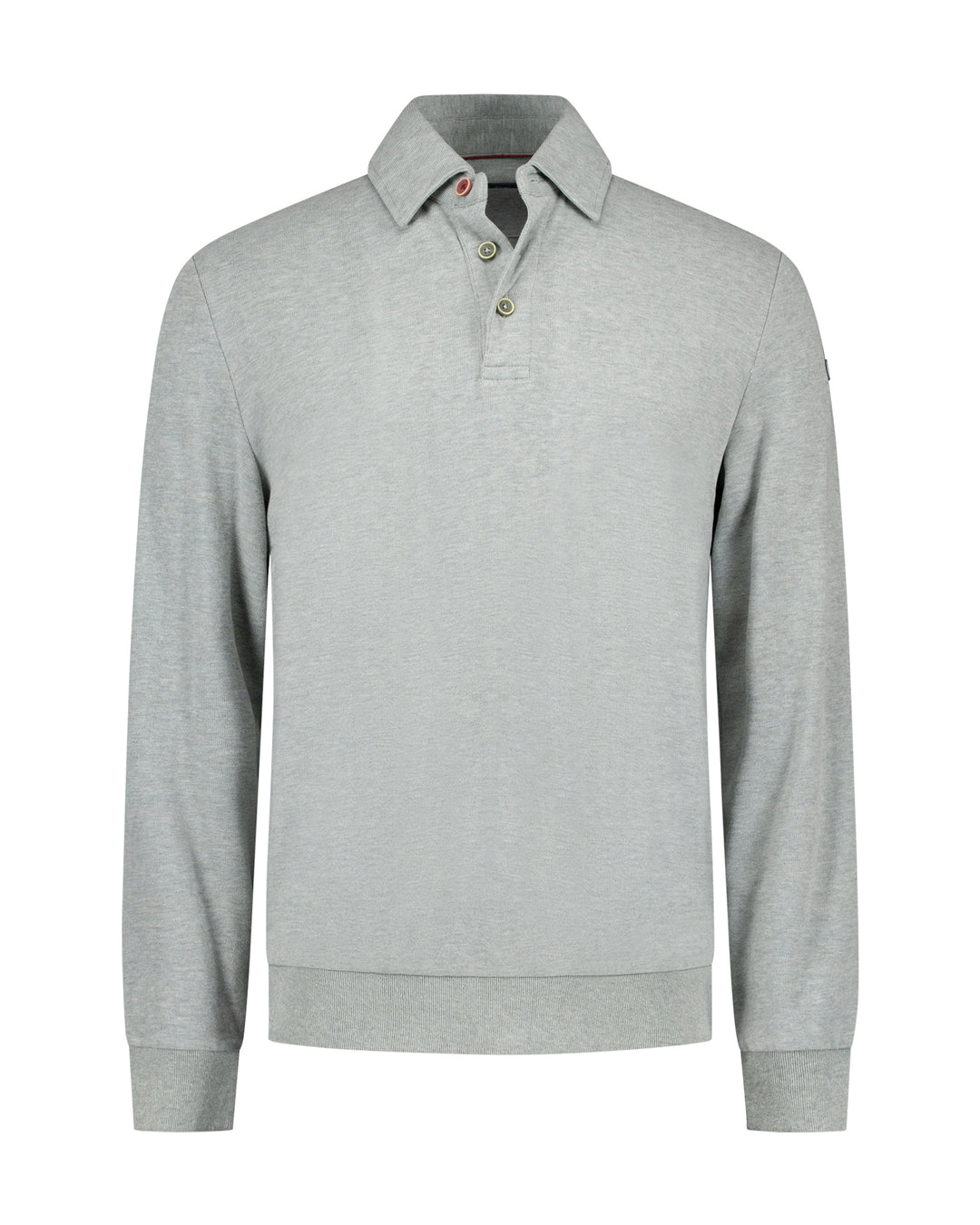 NZA - Heren Polo - 25HN202 - 1764 Army Grey Melange