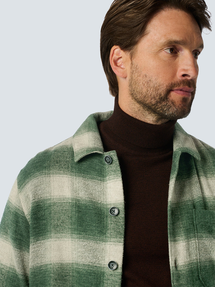 No Excess - Heren Overshirt - 25430924 - 052 Dark Green