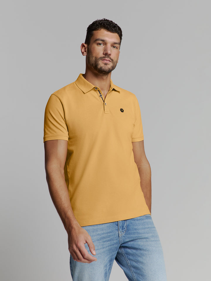 No Excess - Heren Polo - 27380201SN - 070 Yellow