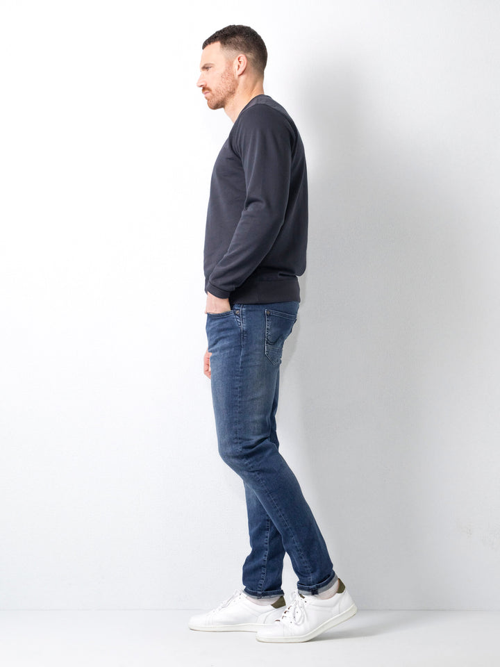 Petrol Industries - Seaham - Heren Slim-fit Jeans - 5804 Dark Coated