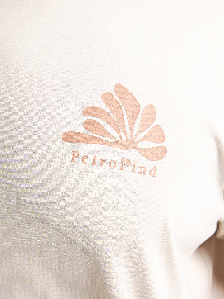 Petrol - Heren Shirt- M-1050-TSR6210 - 0112 Seashell