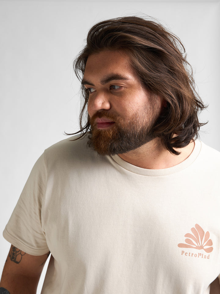 Petrol - Heren Shirt- M-1050-TSR6210 - 0112 Seashell