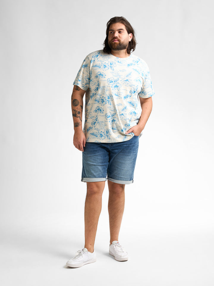 Petrol - Heren Shirt- M-1050-TSR6230 - 0112 Seashell