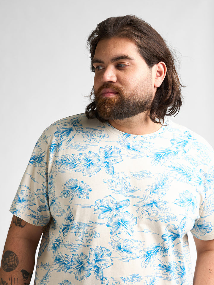 Petrol - Heren Shirt- M-1050-TSR6230 - 0112 Seashell