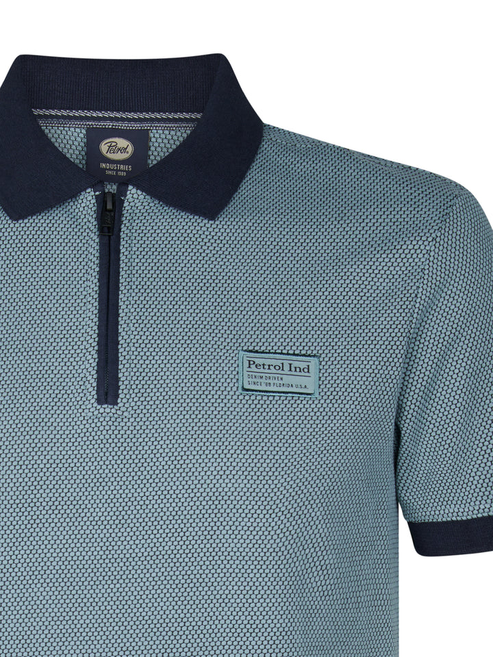 Petrol - Heren Polo - M-1050-POL907 - 5188 Ocean