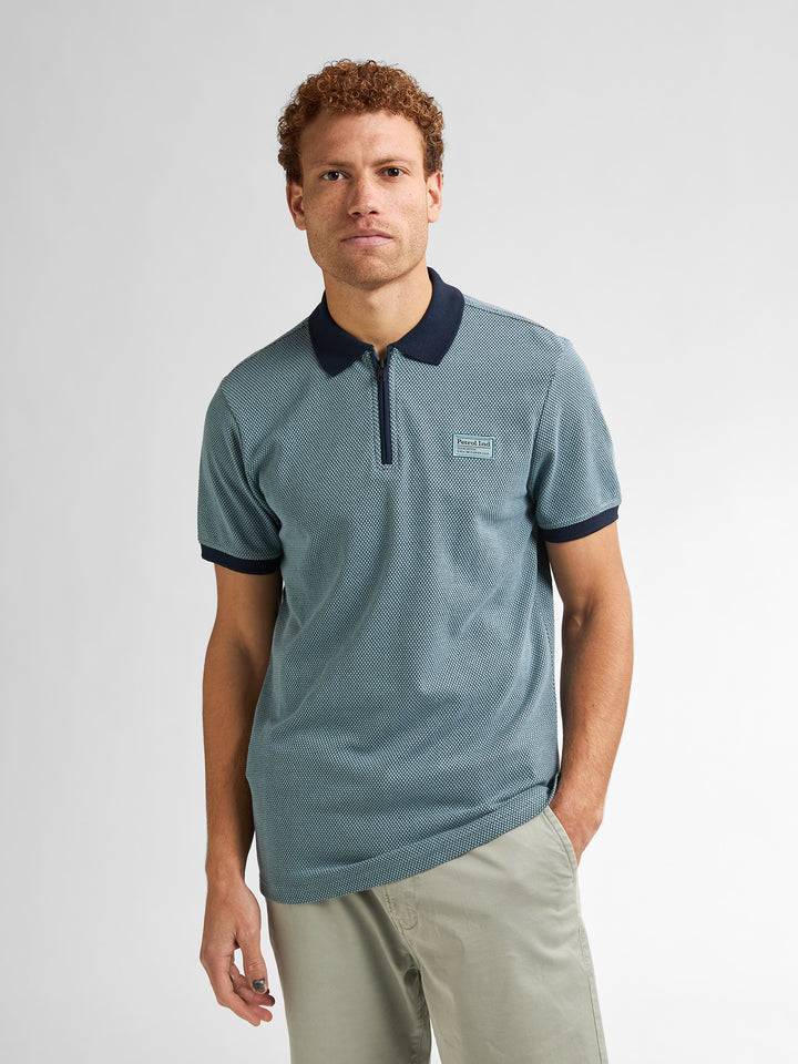 Petrol - Heren Polo - M-1050-POL907 - 5188 Ocean