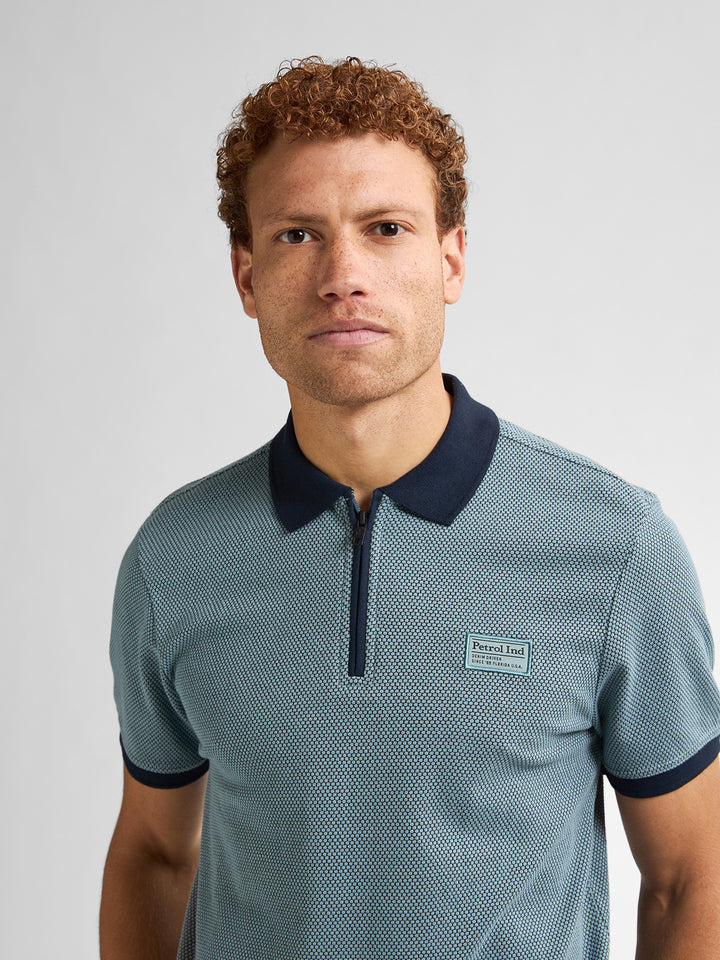 Petrol - Heren Polo - M-1050-POL907 - 5188 Ocean