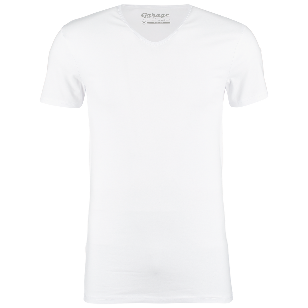 Garage - Shirt V-neck - 100 White