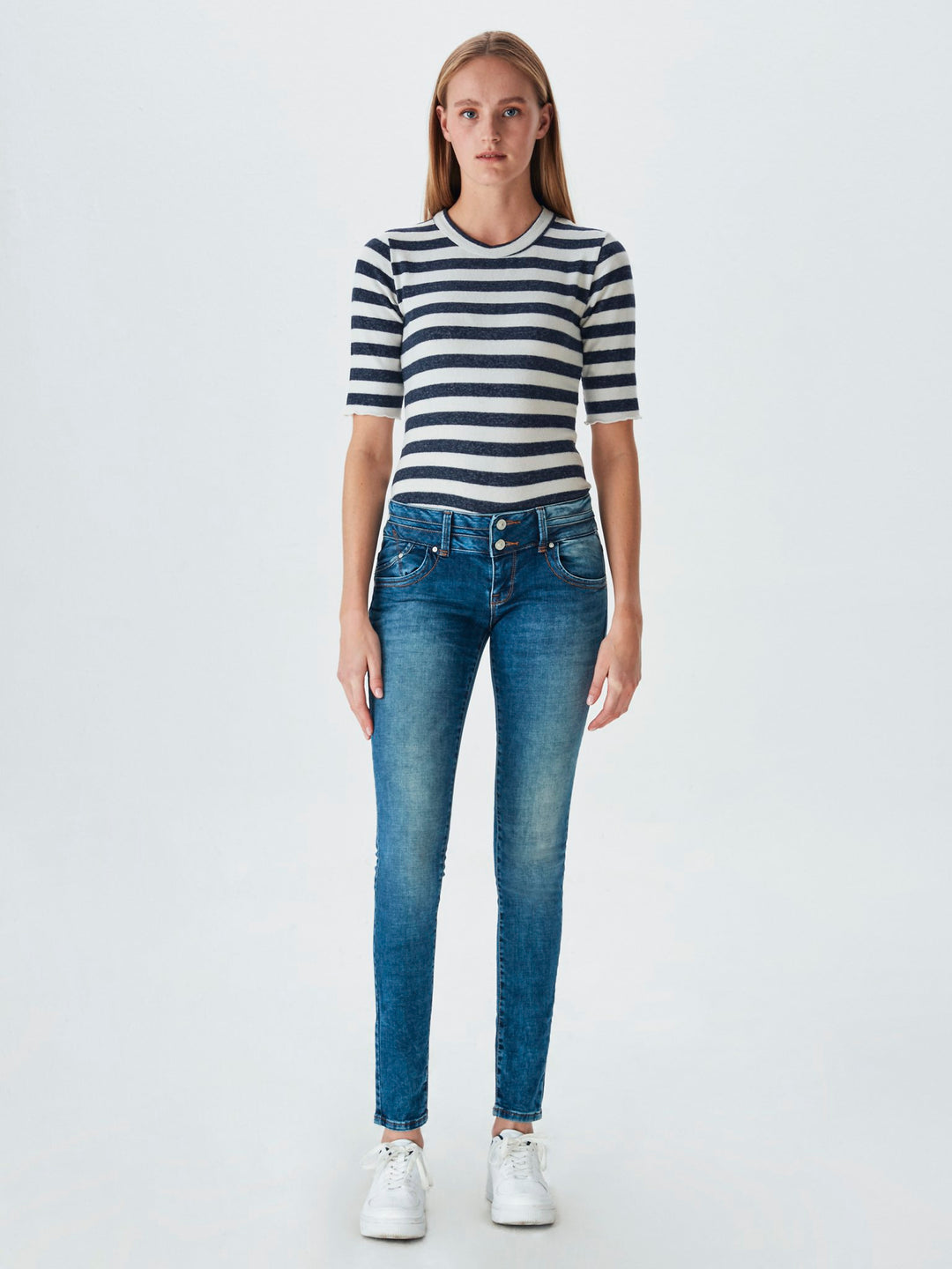LTB - Julita X - Dames Slim-fit Jeans - Angellis Wash