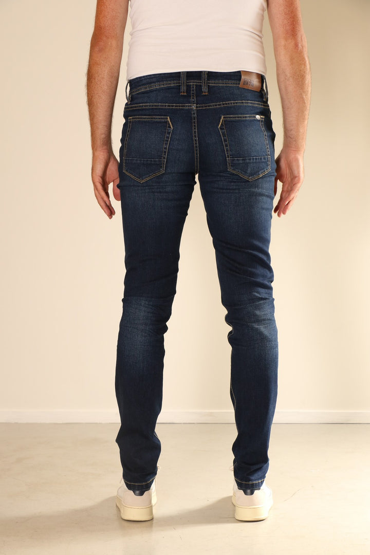 New Star - Lincoln - Heren Tapered-fit Jeans - Dark Stonewash