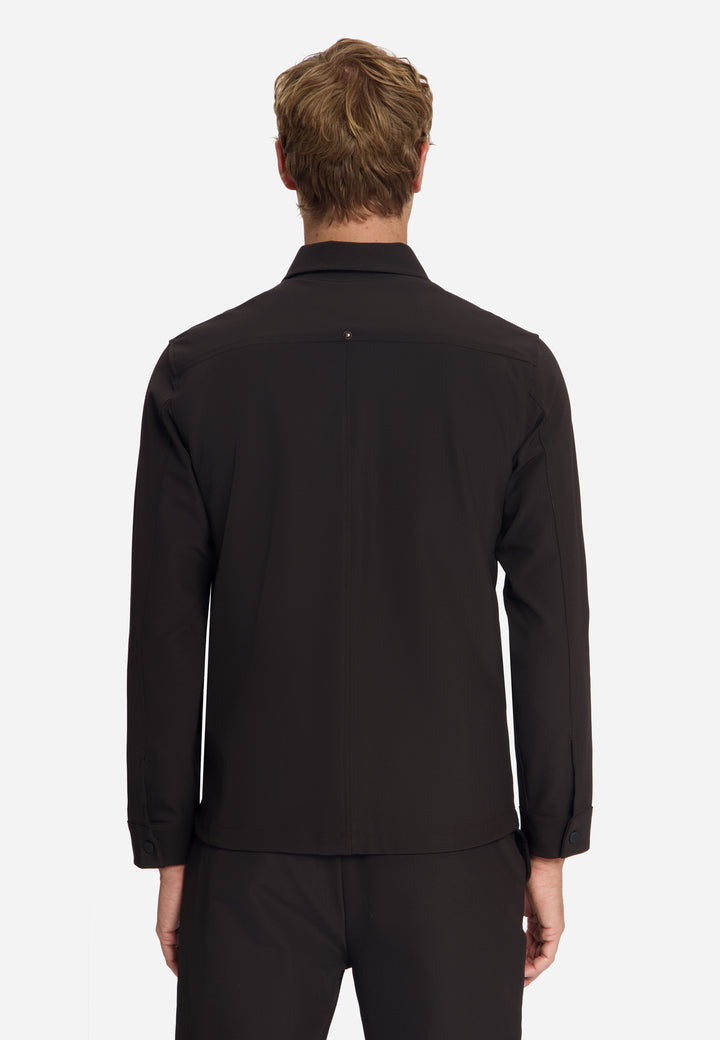 No Excess - Heren Sedoc Overshirt - N5104 - 047 Earth