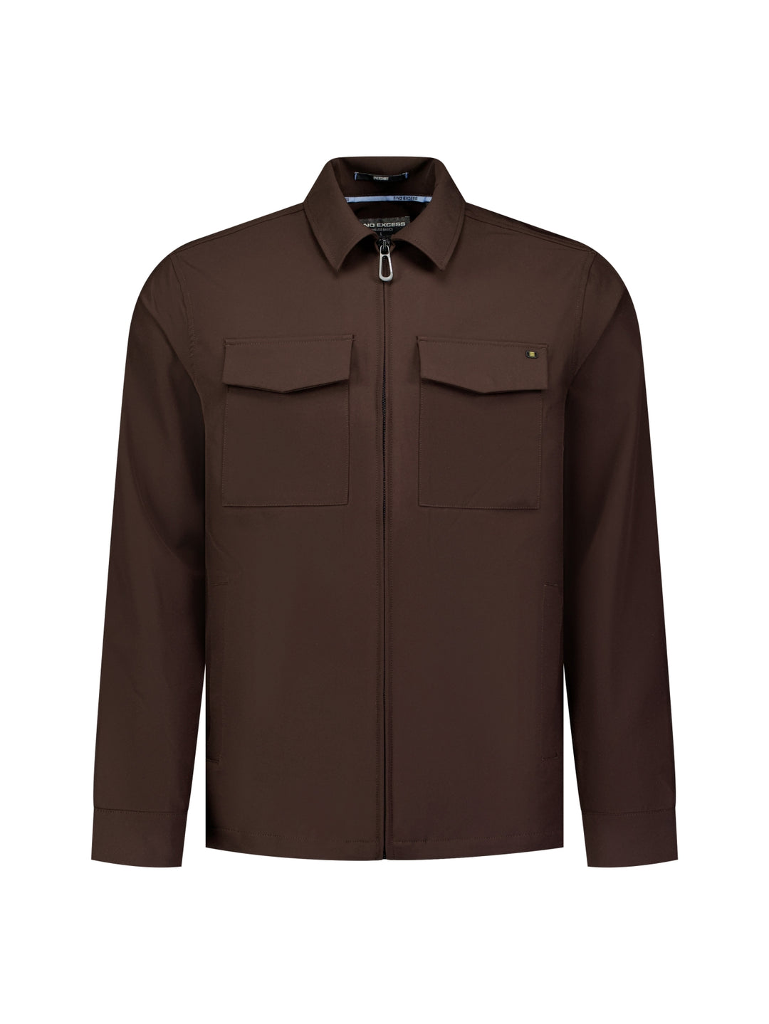 No Excess - Heren Sedoc Overshirt - N5104 - 047 Earth