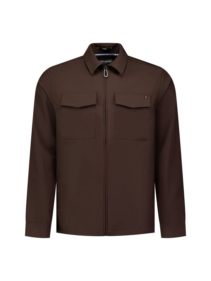 No Excess - Heren Sedoc Overshirt - N5104 - 047 Earth