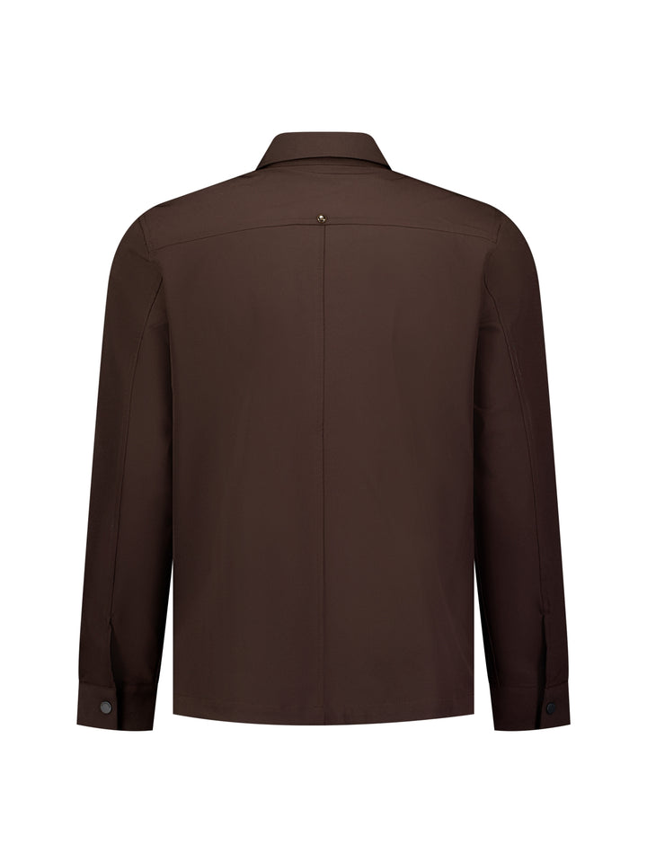No Excess - Heren Sedoc Overshirt - N5104 - 047 Earth