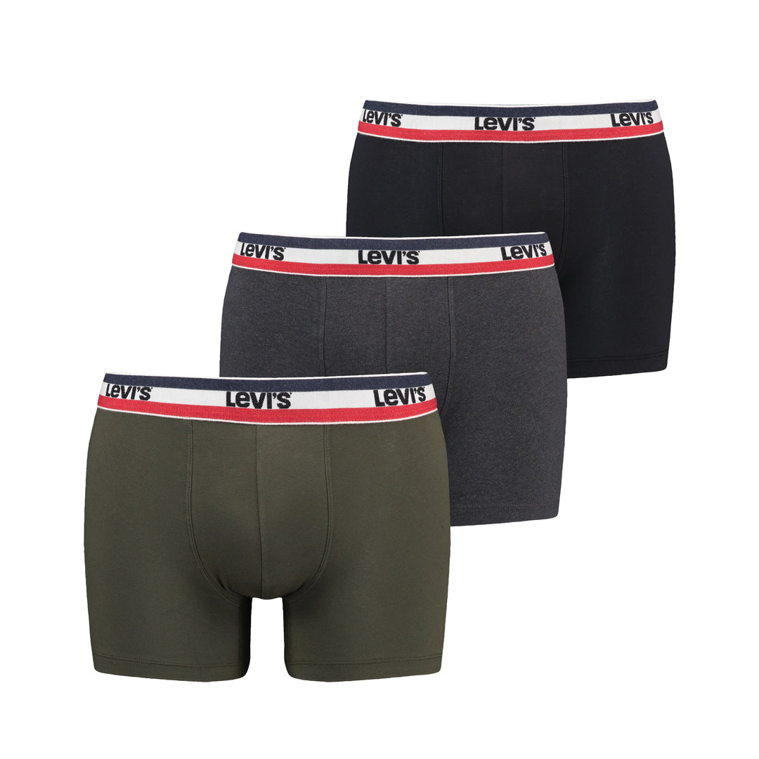Levi's - Sportswear Logo Boxer 3-pack - 100002870 - 009 Khaki