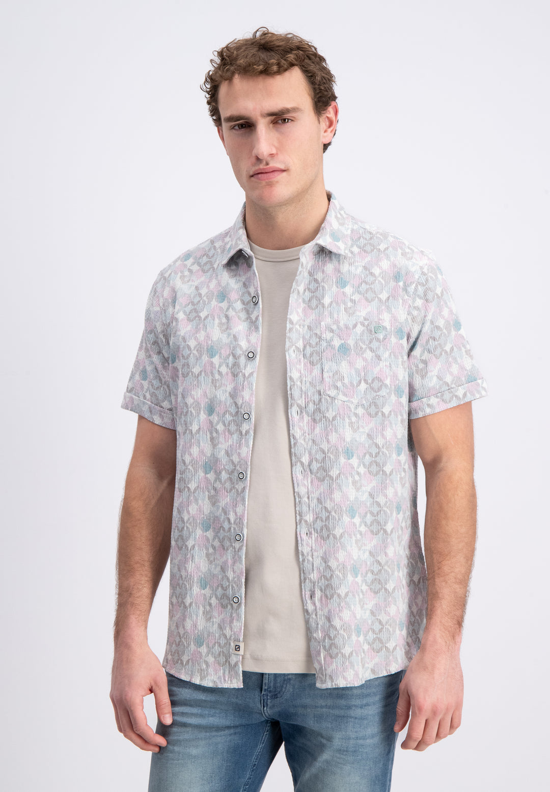 Gabbiano - Heren Overhemd - 3365317 - Anton - 102 Ecru