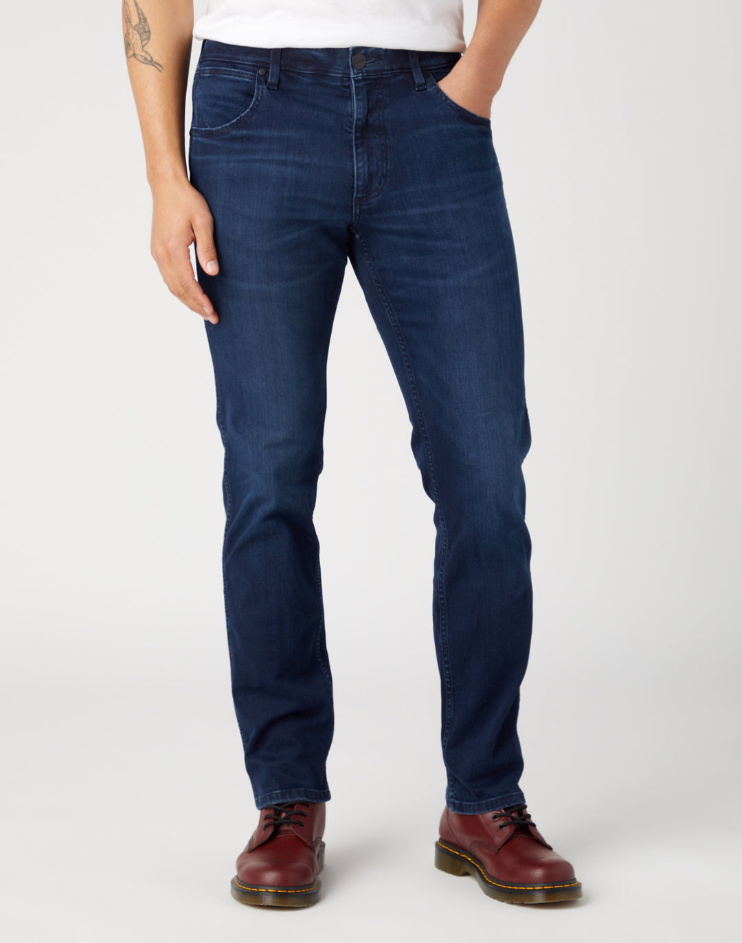 Wrangler - Greensboro - Heren Regular-fit Jeans - Arm Strong